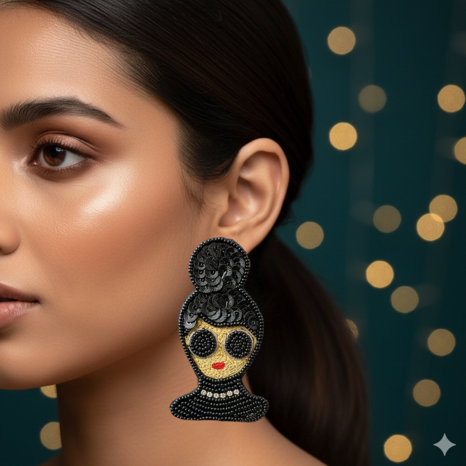 Chic Audrey Doll Earrings - Image 2